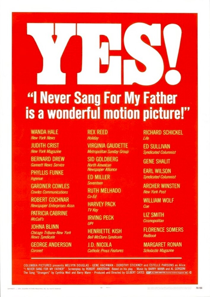I Never Sang for My Father