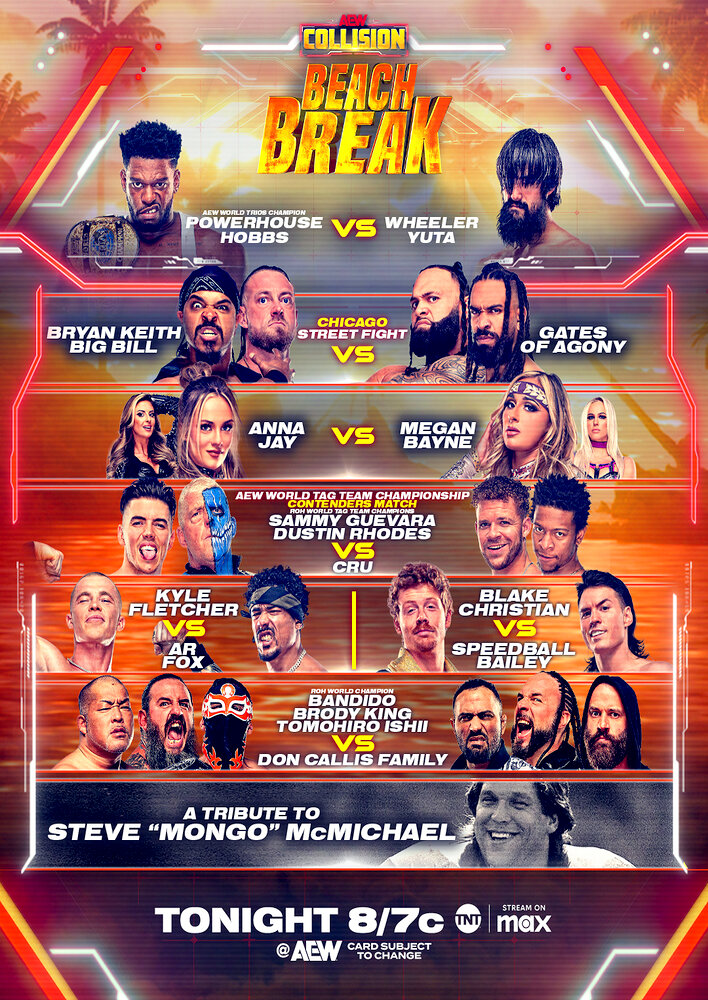 "AEW Collision" Beach Break 2025