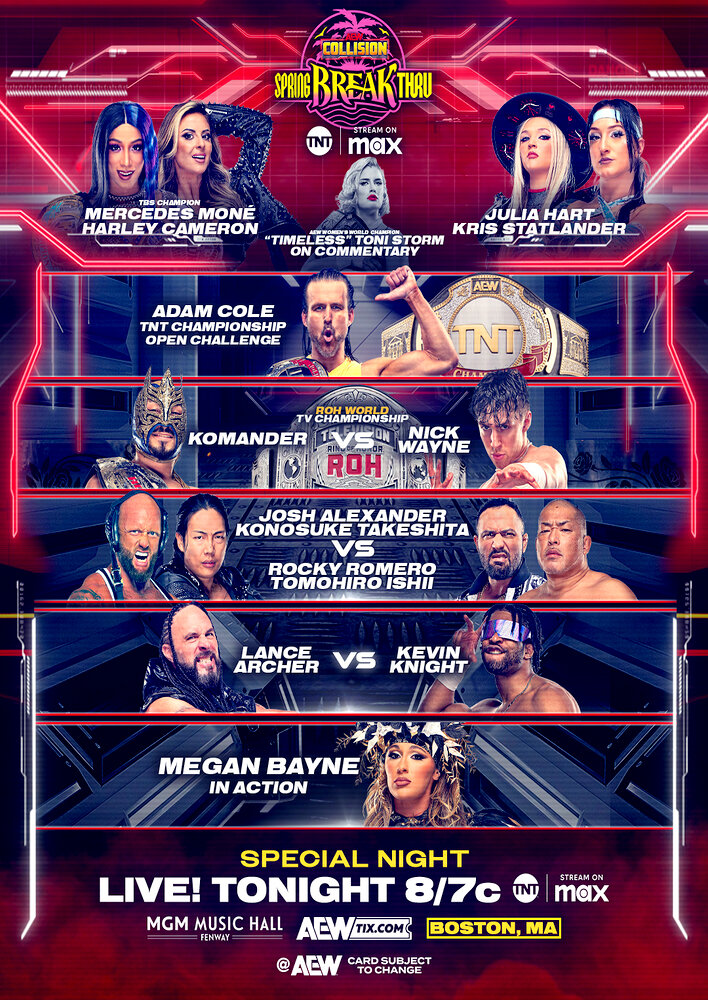 "AEW Collision" Spring BreakThru